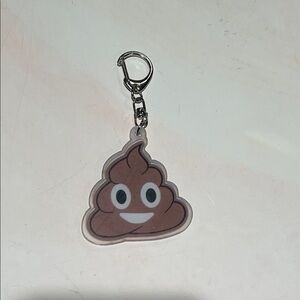 Brown poop Emoji Keychain new